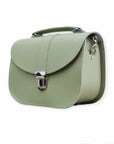Olympia Handmade Leather Bag - Sage Green