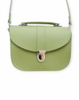 Olympia Handmade Leather Bag - Sage Green