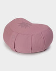 Yoga Studio GOTS Organic Cotton Crescent Lotus Zafu Buckwheat Cushion