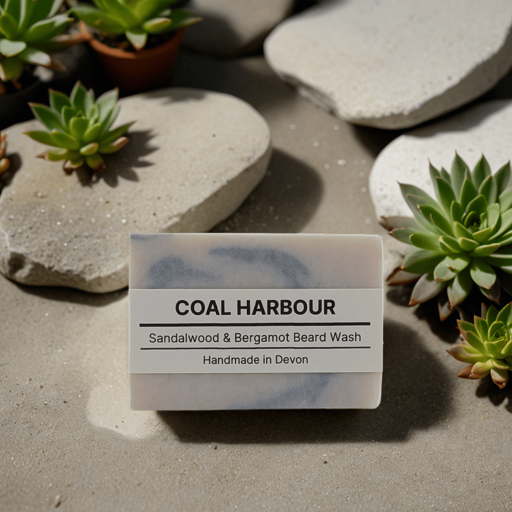 Sandalwood &amp; Bergamot 100g Beard Wash Bar