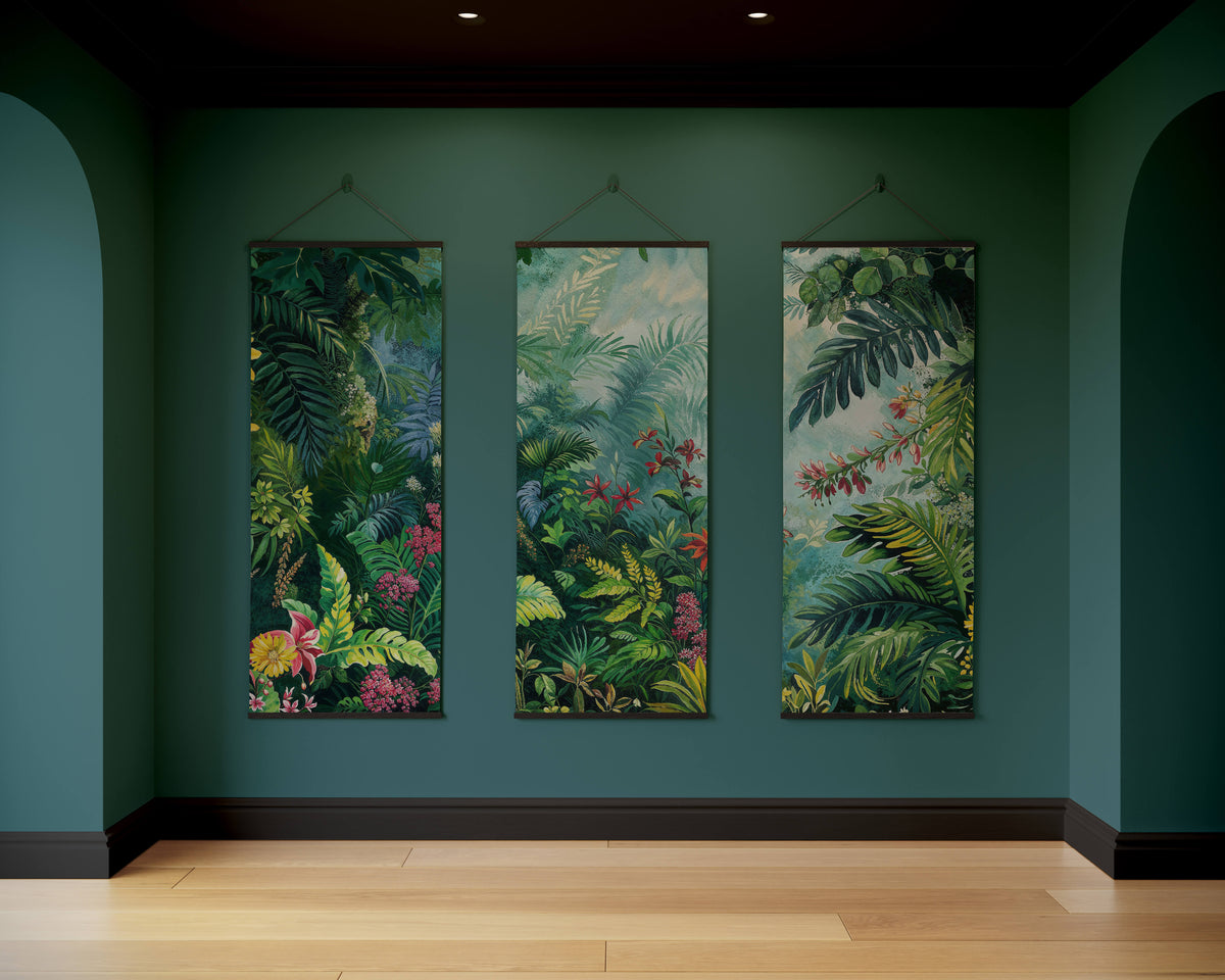 Vibrant Jungle Tapestry