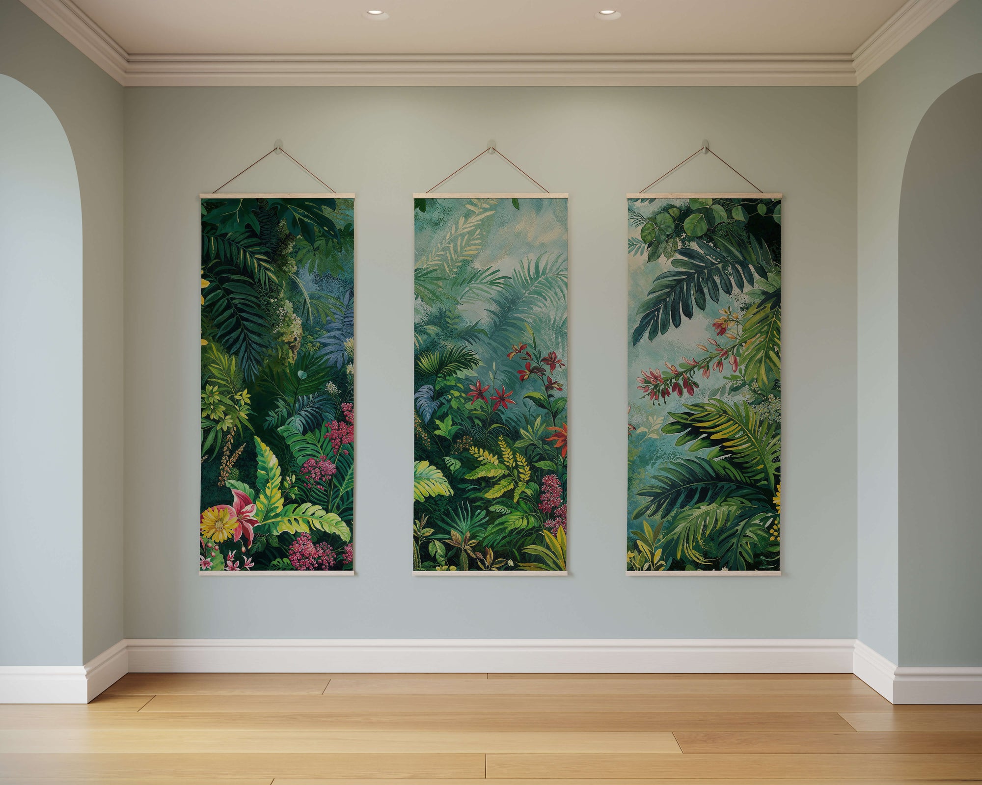 Vibrant Jungle Tapestry