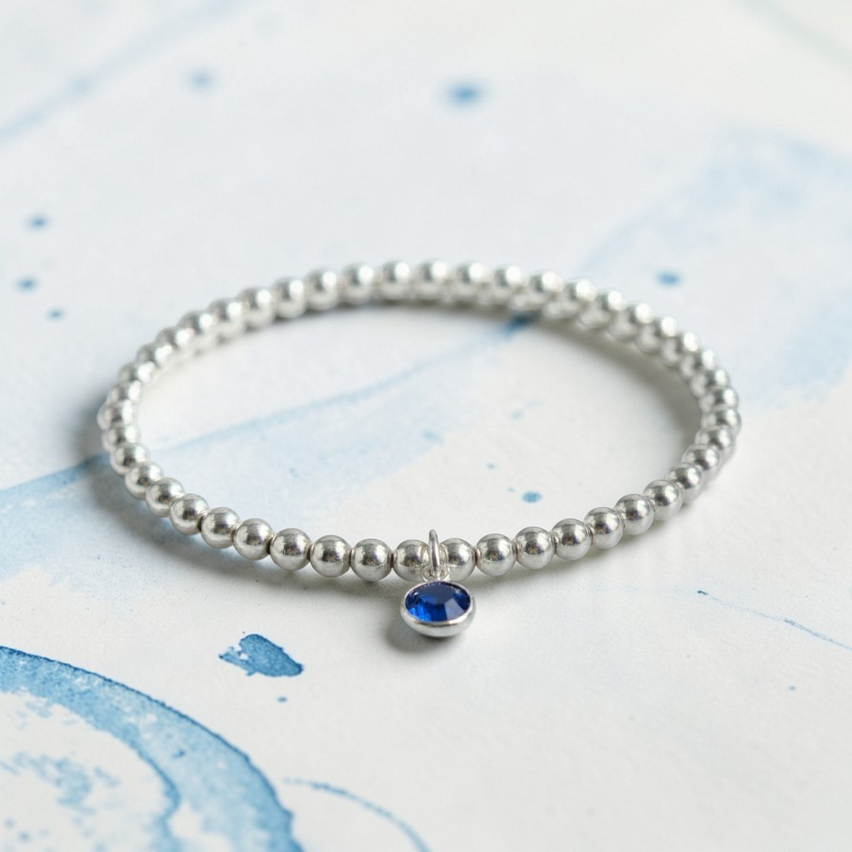 Sapphire September Birthstone Bracelet