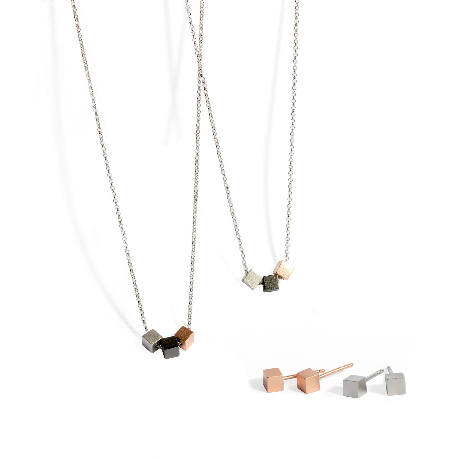 Sterling Silver Brushed Airy Rolls – Elegant &amp; Versatile by MyaMoon at www.brixbailey.com