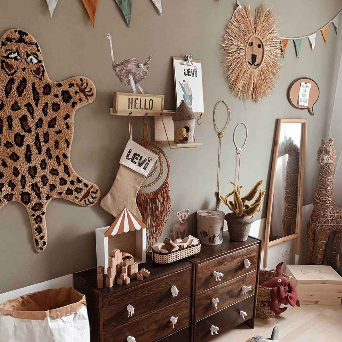 Savanna Wonderland Animal Wall Stickers Set