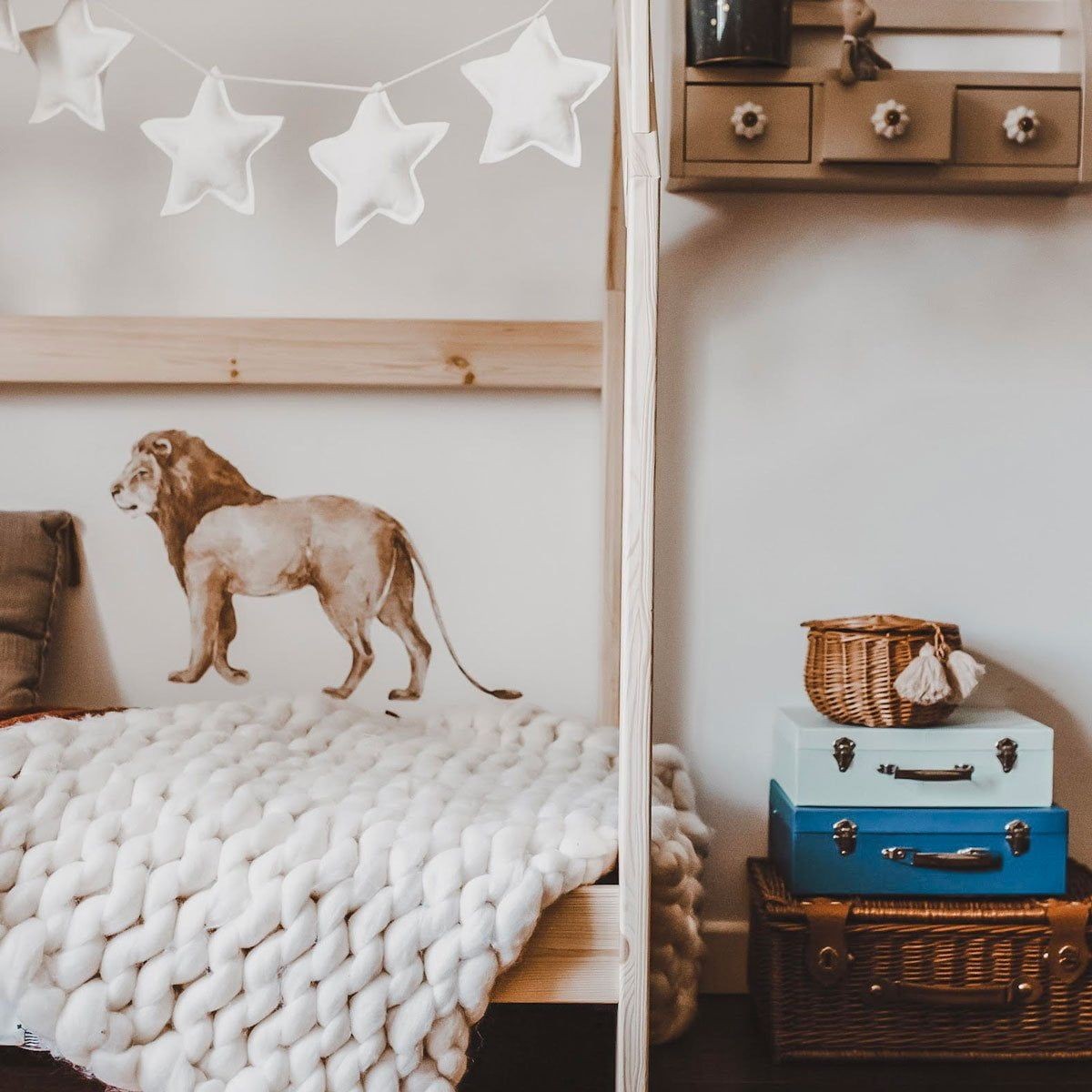 Savanna Wonderland Animal Wall Stickers Set