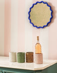 Savannah Rattan Bottle Holder - White