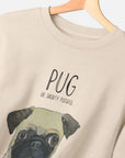 Pug or Snorty Potato? Men's Crew Neck Sweatshirt for Pug Lovers