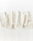 Cotton Napkins in Natural Ribbed Weave