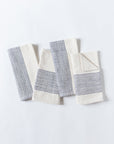 Cotton Napkins in Natural Ribbed Weave