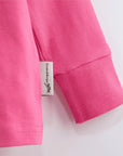 ScandiBugs Own Label Organic Long Sleeve Top - Bubblegum Pink