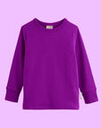 ScandiBugs Own Label Organic Long Sleeve Top - Perfectly Purple