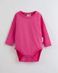 ScandiBugs Own Label Organic Long Sleeve Vest - Bubblegum Pink