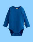 ScandiBugs Own Label Organic Long Sleeve Vest - Peacock Blue