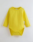 ScandiBugs Own Label Organic Long Sleeve Vest - Sunshine Yellow