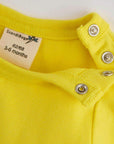 ScandiBugs Own Label Organic Long Sleeve Vest - Sunshine Yellow
