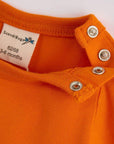 ScandiBugs Own Label Organic Long Sleeve Vest - Tangelo Orange