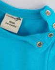 ScandiBugs Own Label Organic Long Sleeve Vest - Tempting Turquoise
