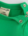 ScandiBugs Own Label Organic Long Sleeve Vest - Tropical Green