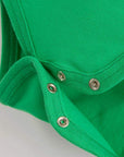 ScandiBugs Own Label Organic Long Sleeve Vest - Tropical Green