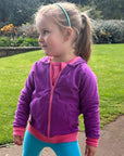 ScandiBugs Own Label Organic Reversible Hoodie - Bubblegum Pink & Perfectly Purple