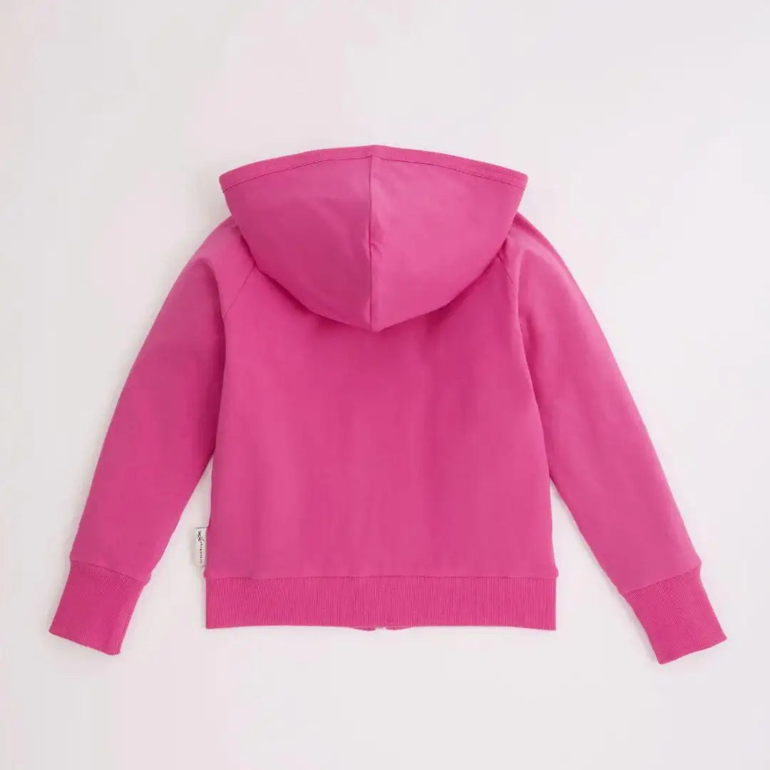 ScandiBugs Own Label Organic Reversible Hoodie - Bubblegum Pink &amp; Perfectly Purple