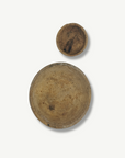 Primitive Inscribed Antique Swedish Bowls | Set of 2
