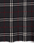 Window Checks with Big Diamond Weave - Charcoal Black White