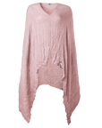 Nursing Scarf/Poncho - Pink-1