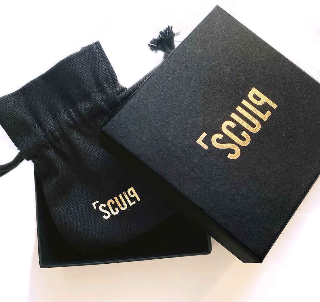 Pure Love Earrings: Handmade Ceramic &amp; 24K Gold Accents by SCULP at www.brixbailey.com