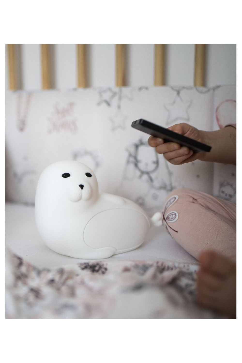 Seal Night Lamp for Kids – Soothing, Safe &amp; Multi-Color Control by Rabbit &amp; Friends at brixbailey.com