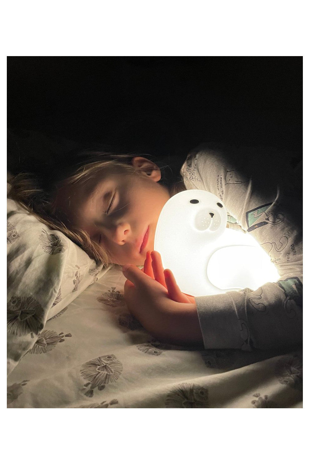 Seal Night Lamp – Safe, Soothing &amp; Multicolor LED Light by Rabbit &amp; Friends at brixbailey.com