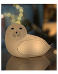 Seal Night Lamp for Kids – Safe, Soft & Color-Control LED by Rabbit & Friends at brixbailey.com