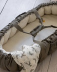 Sebra 3-in-1 Baby Nest, Dark Olive