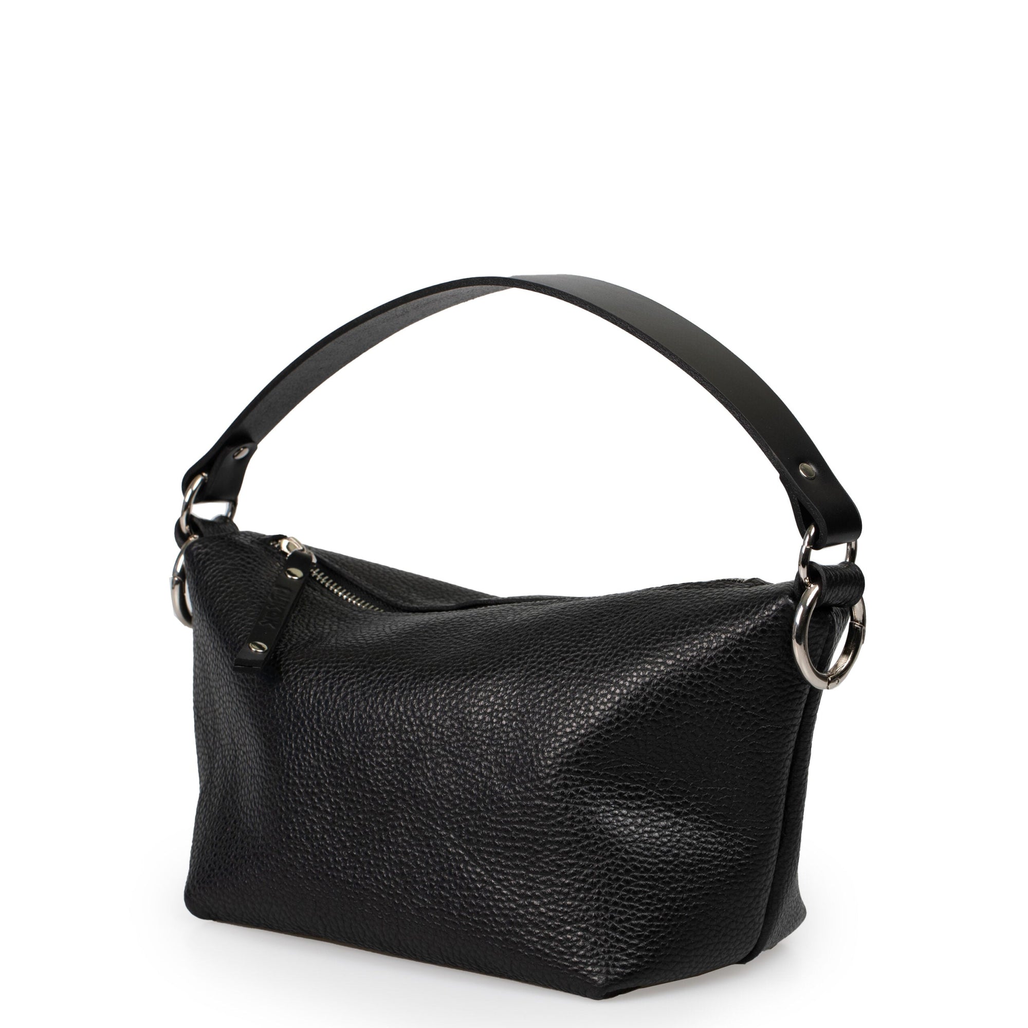 Soft Leather Baguette Handbag Selena