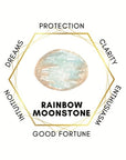 Selene Moonstone Mala Bracelet