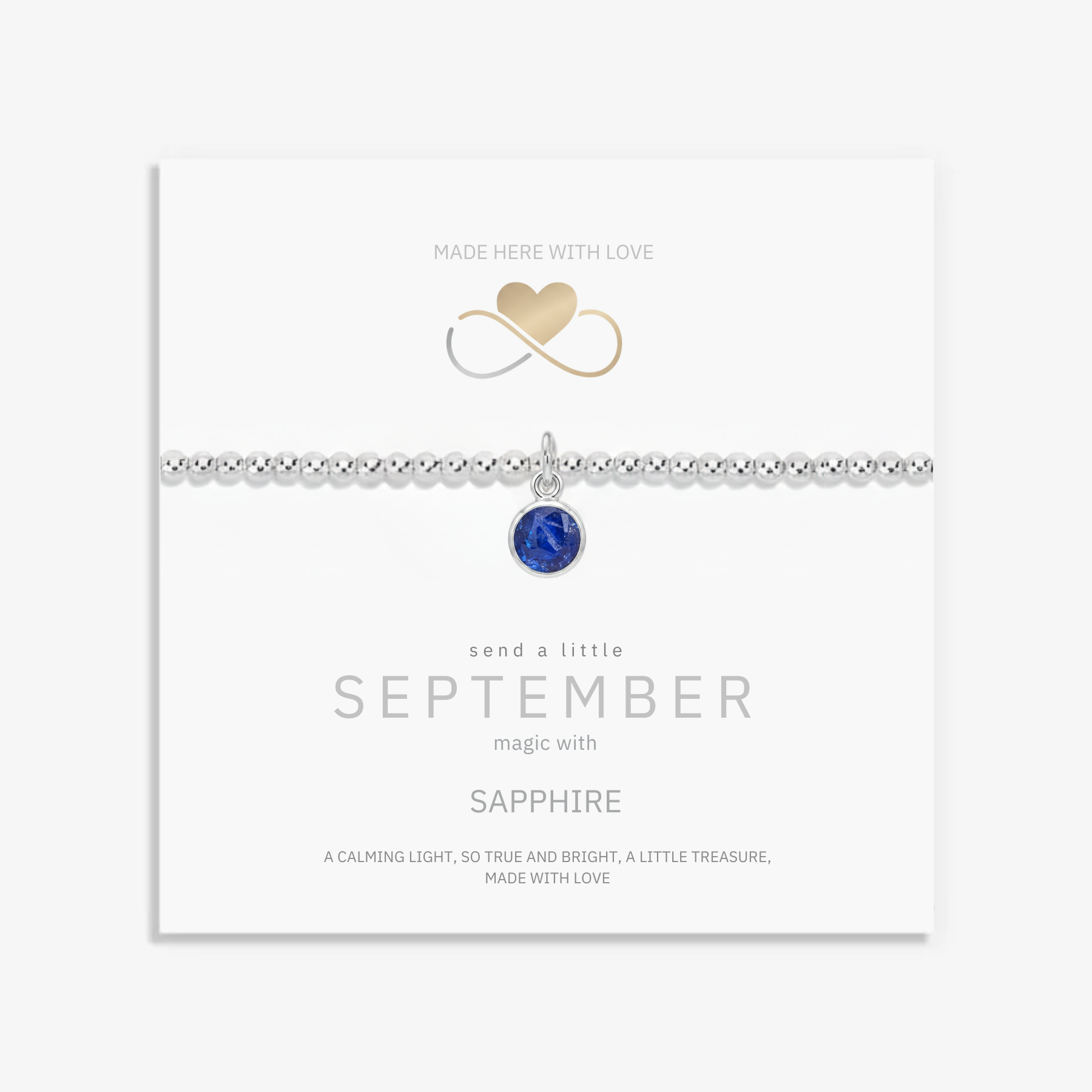 Sapphire September Birthstone Bracelet
