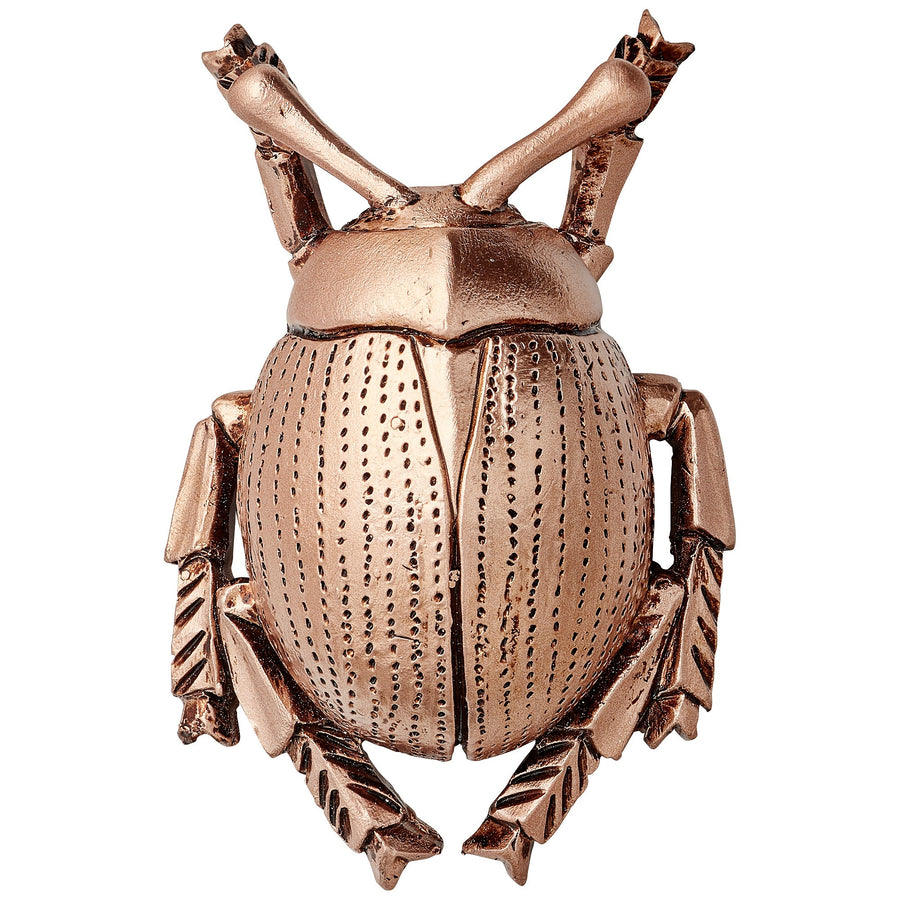 Rose gold Serafina bug decorations, stylish quirky home decor, premium wall or tabletop accents, trending best-selling bug art by Ella James at brixbailey.com