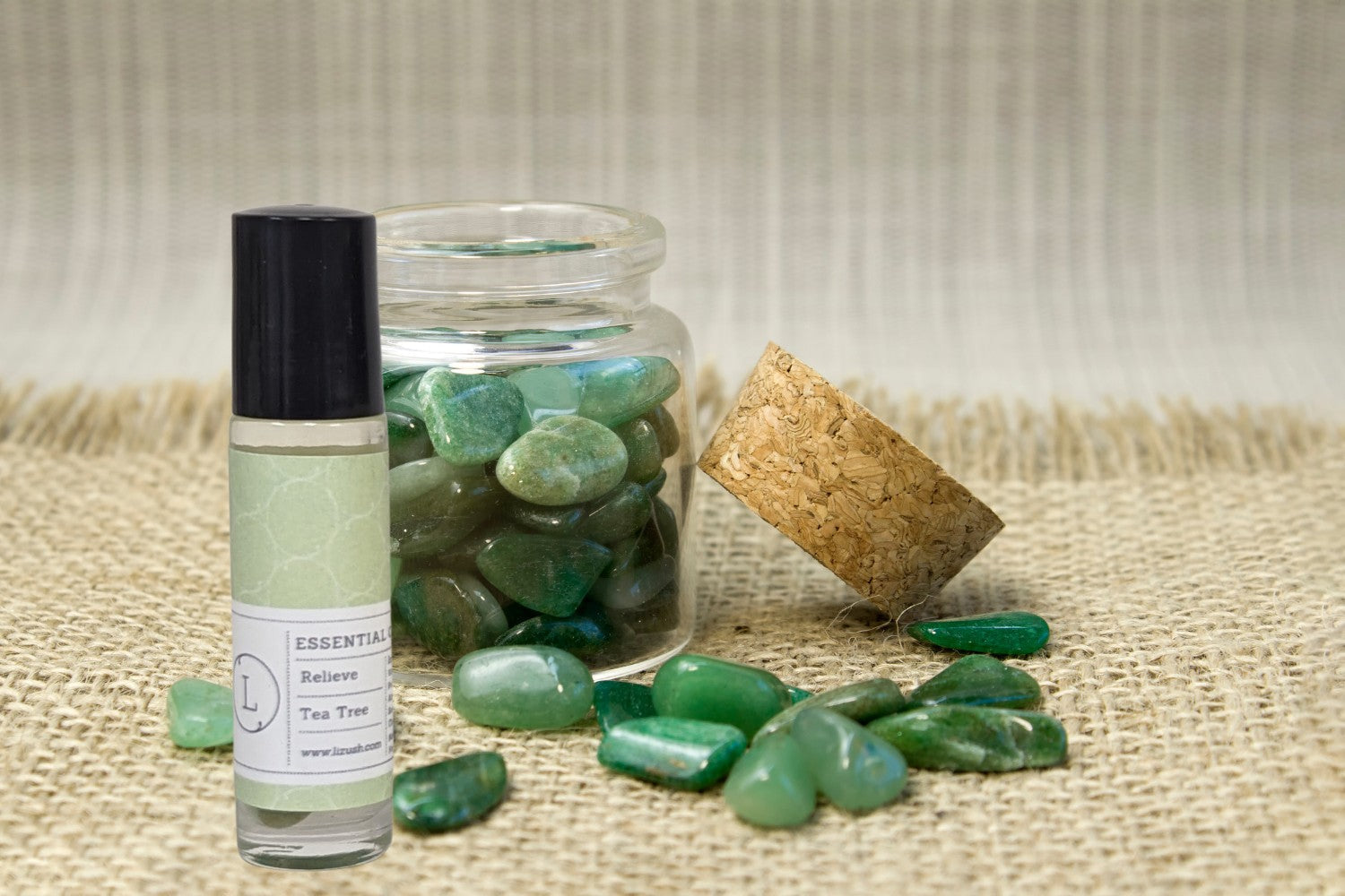 Crystal Infused Essential Oil Roll On Set of Five