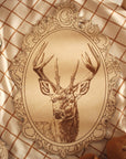 Set of 4 Engraved Forest Animals Pictures with Retro Frame