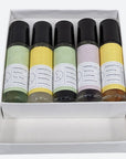 Crystal Infused Essential Oil Roll On Set of Five