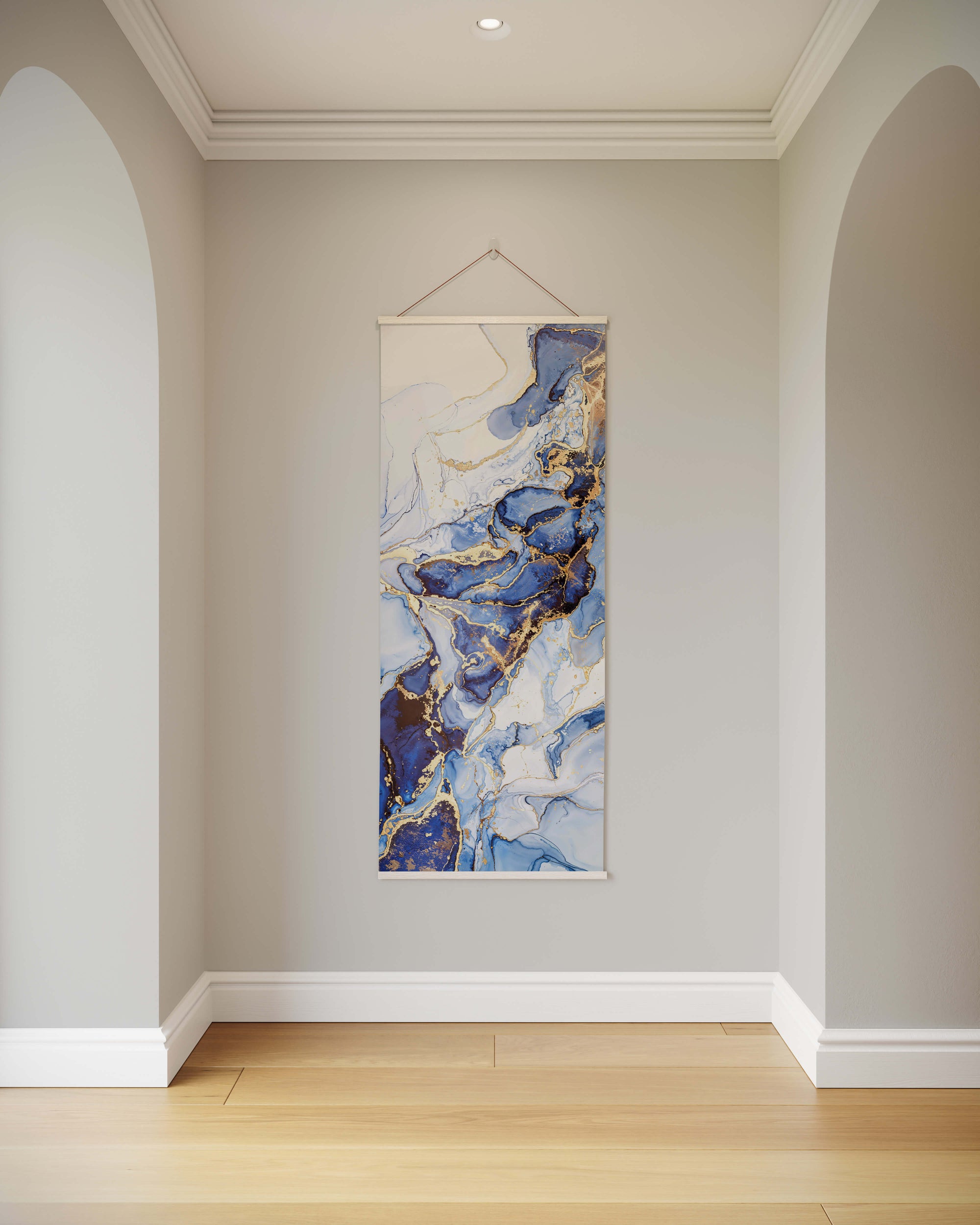 Watercolour &amp; Gold Marble Tapestry