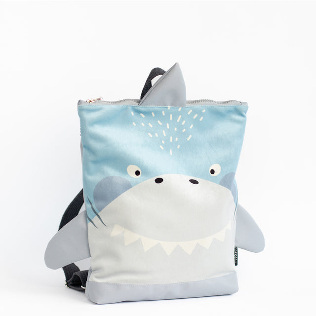 Orange Shark Backpack for Kids Ages 2 to 10