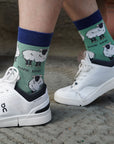 Green Farm Animals Bamboo Sock Bundle of 4 Pairs