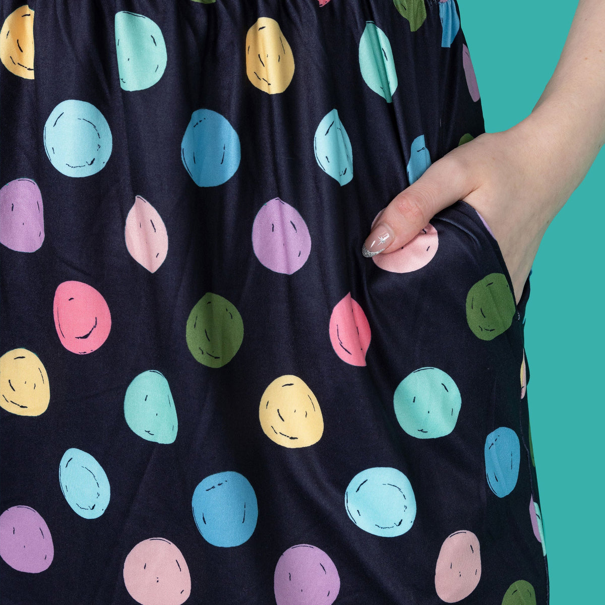 Shona Spot Breastfeeding Dress | Knee Length Nursing Dress