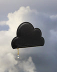 Black Leather Cloud Purse
