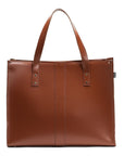 Handmade Leather Shopper - Chestnut