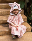 Cozy Short Sleeve Poncho for Toddlers