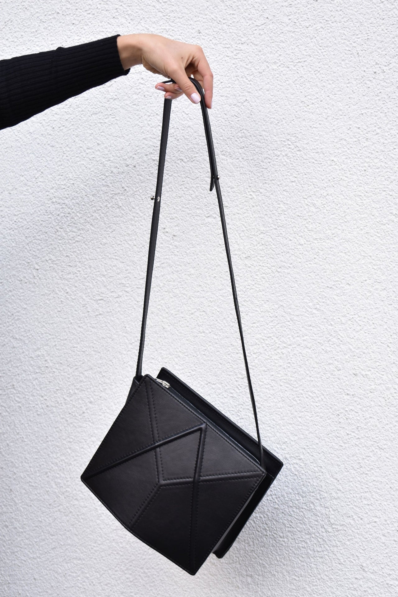 Handmade Shoulder Bag FACET by Gerda Retter - Elegant &amp; Versatile Leather Accessory by Gerda Retter Design at www.brixbailey.com