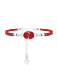 Poppy Oval Bracelet Vegan Suede